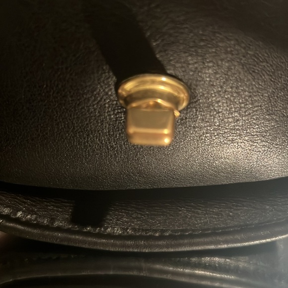COACH Vintage Leather Crossbody Bag Black - Picture 12 of 14